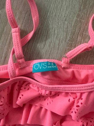 3 piezas bañador niña rosa Zara/OVS 3-4 años