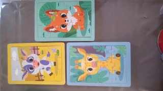 Lote Puzzles Infantiles Animales y Dinosaurios