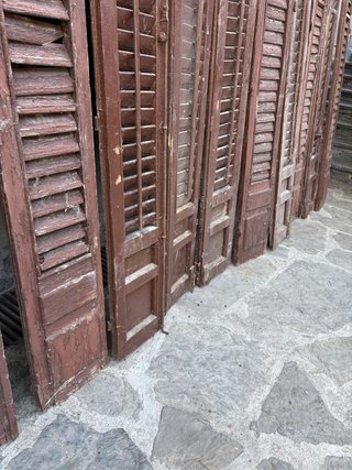 Antiguas Contraventanas antiguas de madera