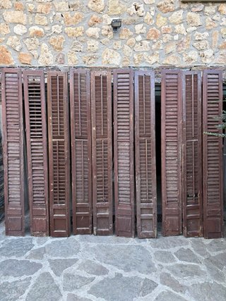 Antiguas Contraventanas antiguas de madera