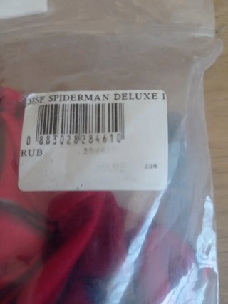 Disfraz Spiderman niño 5-6 años