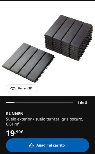 RUNNEN Suelo exterior 0.81 m²