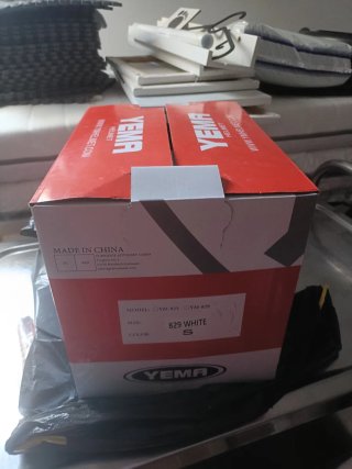 Casco Moto Talla S Blanco. Con caja original