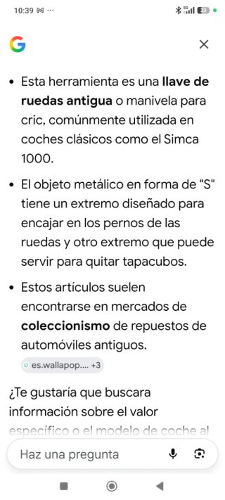 Llave de rueda Simca