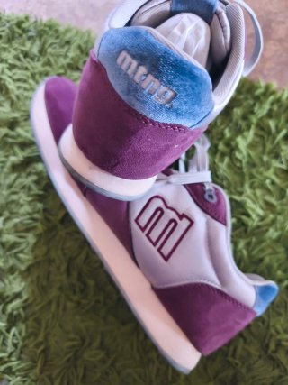 Zapatillas Mustang Azul y Morado