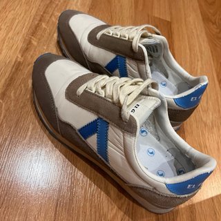 Zapatillas El Ganso Marrones y Blancas