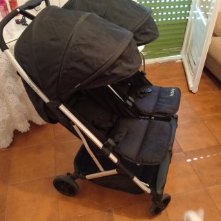 Carrito Gemelar Negro precio negociable