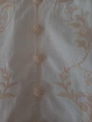 Blusa Zara bordada blanca