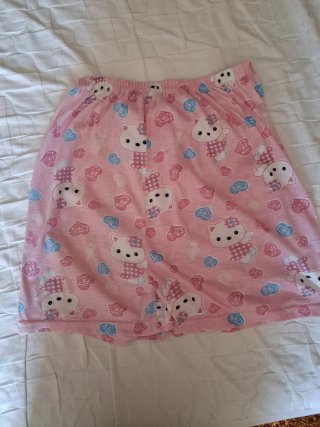 Pijama corto verano gatito rosa