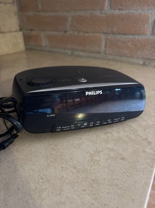 Radiosveglia Philips Nera