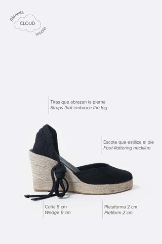 Alpargatas Mint & Rose cuña beige T.39