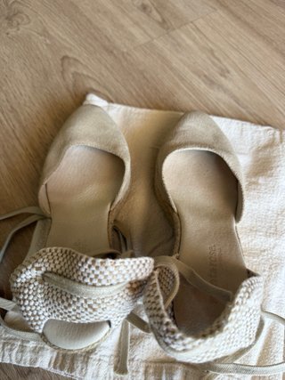 Alpargatas Mint & Rose cuña beige T.39