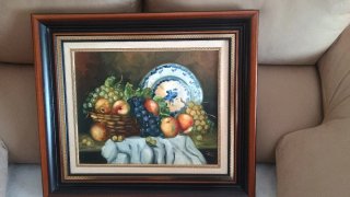Cuadro de frutas y flores