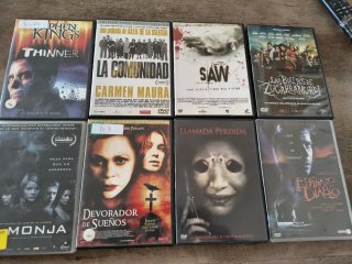 Lote 10 Películas DVD Terror y Fantasía