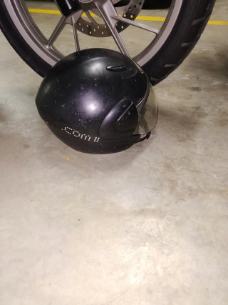 Casco Moto Negro HJC Safety