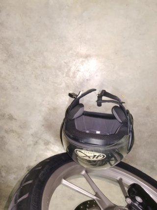 Casco Moto Negro HJC Safety