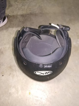 Casco Moto Negro HJC Safety