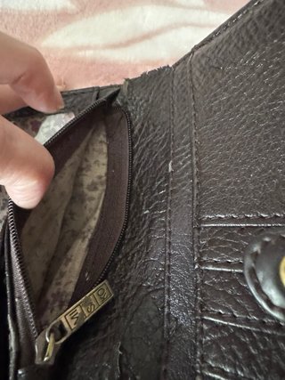 Monedero Cartera Mujer Marrón