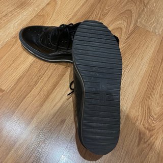 Zapatos Blucher Negros con Plataforma