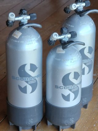 Botella buceo 15L 232 BAR Scubapro