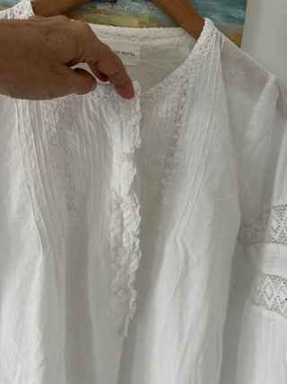 Blusa Maison Hotel Blanca Talla S