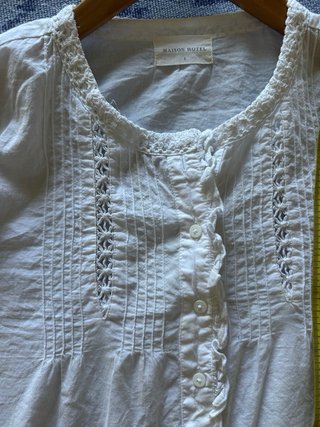 Blusa Maison Hotel Blanca Talla S