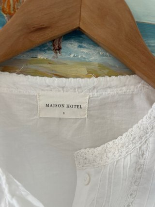 Blusa Maison Hotel Blanca Talla S