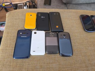 Lote 7 móviles Samsung, LG, HTC que funcionan