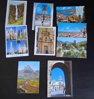 Lote 64 Tarjetas Postales España Años 70+
