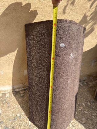 Tejas marrones para tejado, 50 m y 6 de lateral
