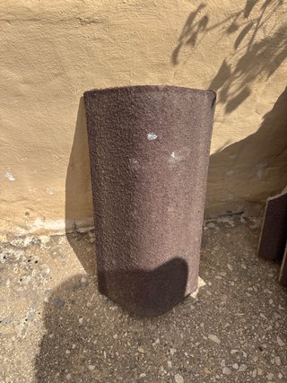 Tejas marrones para tejado, 50 m y 6 de lateral