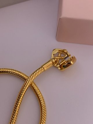 Pulsera Pandora Corazón Dorado charm