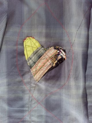 Camisa de algodón upcycled talla M