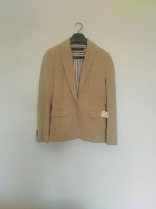 Blazer Zara Pana Beige Talla S