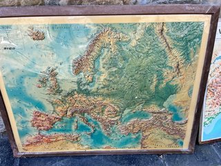 Mappa Europa Rico Firenze Pannello Didattico