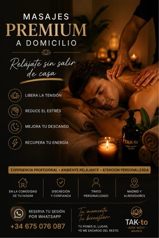 Masaje Relajante y descontracturante