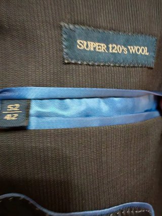 Chaqueta de traje azul marino hombre