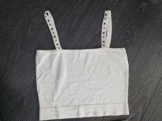 Conjunto Scalpers M Top y Falda Abalorios