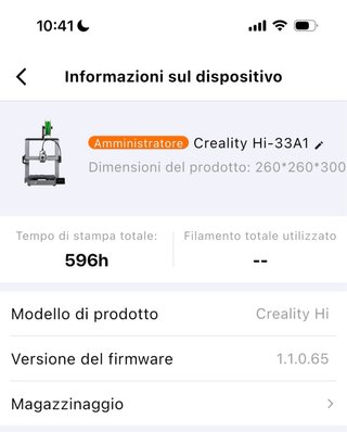 Stampante 3D Creality HI