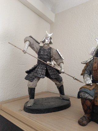 Figuras Samuráis Decoración Metal