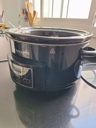 Olla Cocción Lenta Crock-Pot Digital Negra