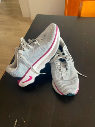Deportivas Nike Mujer Grises y Rosas