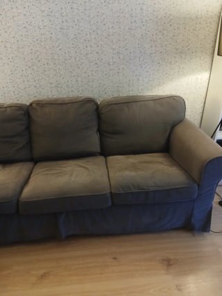Fundas Sofá Ektorp 3 Plazas Gris