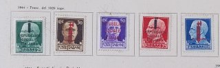 Francobolli 1944 RSI Repubblica Sociale Italiana
