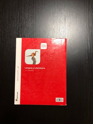 Libro de texto Lengua y literatura 1 Bachillerato