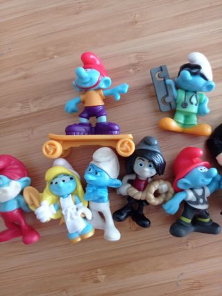 Lote Pitufos Kinder Joy