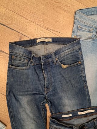 Pack de3 pantalo slim fit Mango y stradivarius 38