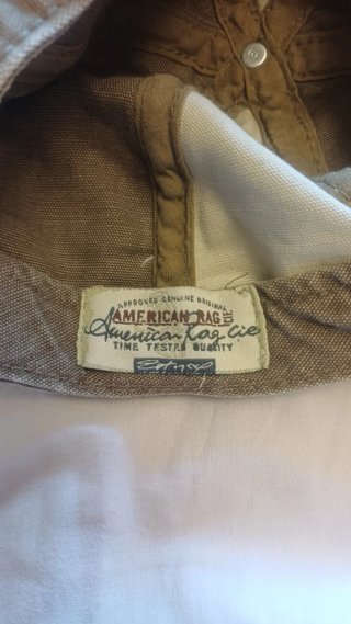 Gorra estilo militar beige/verde