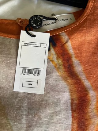 Vestido Lino Purificación García Talla L