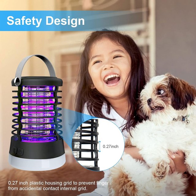 Lámpara antimosquitos portátil 5W 2200mAh USB IP66